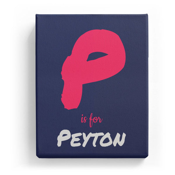 P is for Peyton - Artistic