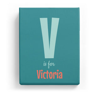 V is for Victoria - Cartoony
