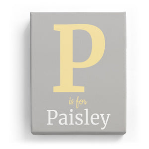 P is for Paisley - Classic