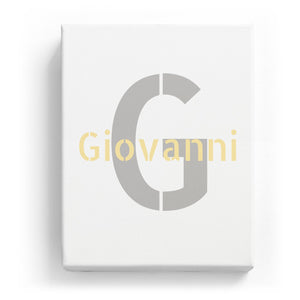 Giovanni Overlaid on G - Stylistic