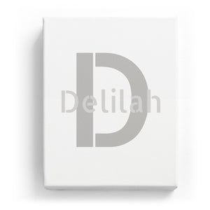Delilah Overlaid on D - Stylistic