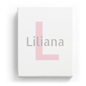 Liliana Overlaid on L - Stylistic