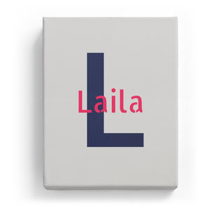 Laila Overlaid on L - Stylistic