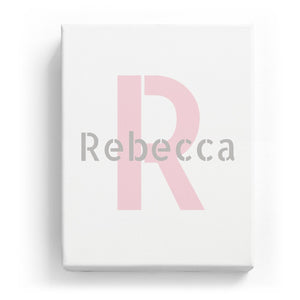 Rebecca Overlaid on R - Stylistic