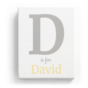 D is for David - Classic