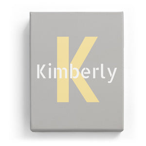 Kimberly Overlaid on K - Stylistic