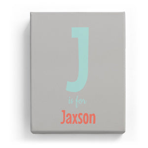 J is for Jaxson - Cartoony