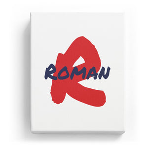 Roman Overlaid on R - Artistic