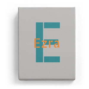 Ezra Overlaid on E - Stylistic