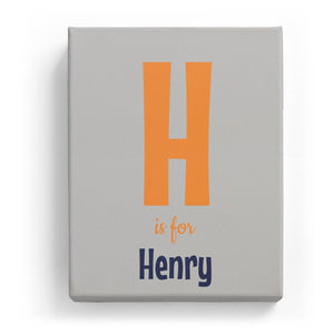 H is for Henry - Cartoony