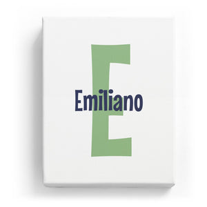 Emiliano Overlaid on E - Cartoony