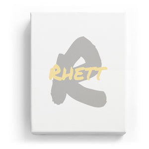 Rhett Overlaid on R - Artistic