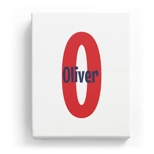 Oliver Overlaid on O - Cartoony