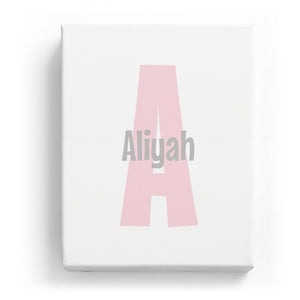 Aliyah Overlaid on A - Cartoony