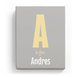 A is for Andres - Cartoony