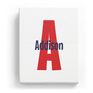 Addison Overlaid on A - Cartoony