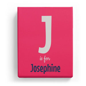 J is for Josephine - Cartoony