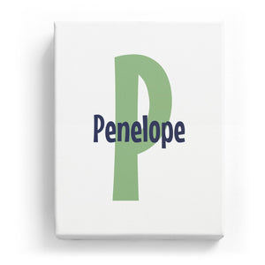 Penelope Overlaid on P - Cartoony