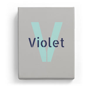 Violet Overlaid on V - Stylistic