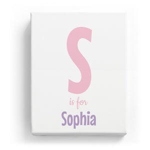 S is for Sophia - Cartoony