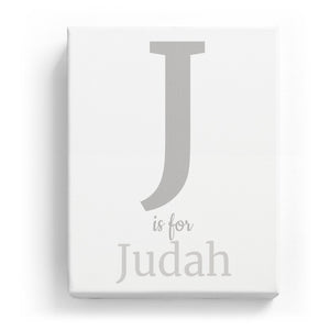 J is for Judah - Classic