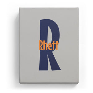 Rhett Overlaid on R - Cartoony