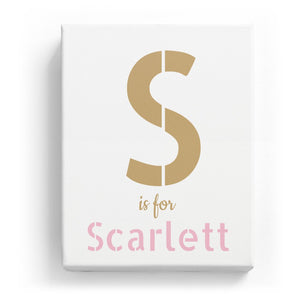 S is for Scarlett - Stylistic