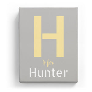 H is for Hunter - Stylistic