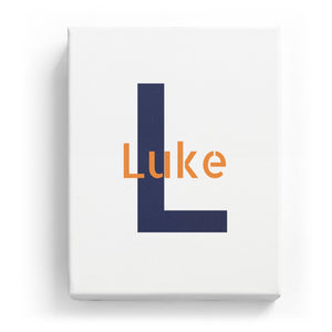 Luke Overlaid on L - Stylistic