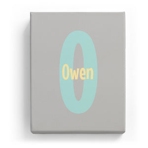 Owen Overlaid on O - Cartoony