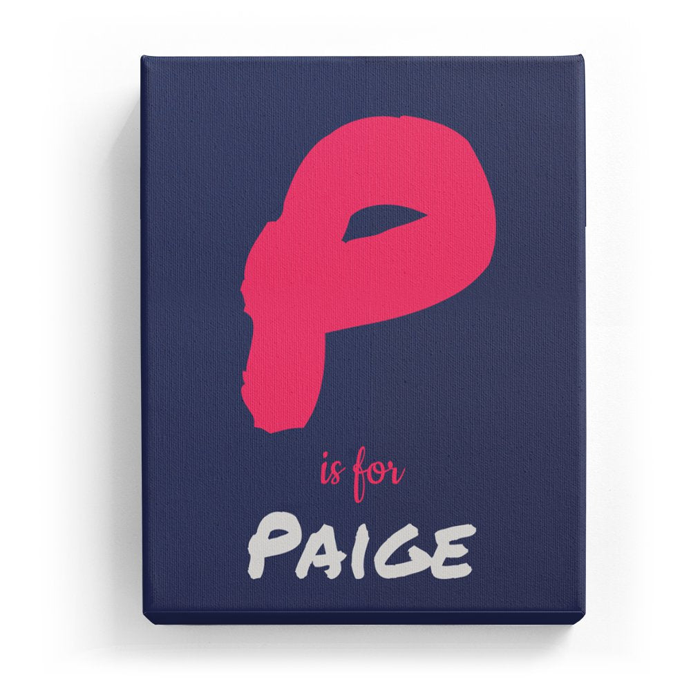 Paige's Personalized Canvas Art