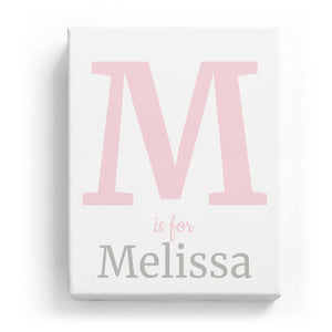 M is for Melissa - Classic