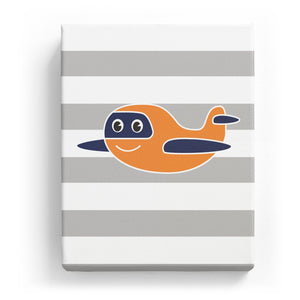 Smiling Plane with Stripes (Mirror Image)