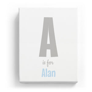 A is for Alan - Cartoony
