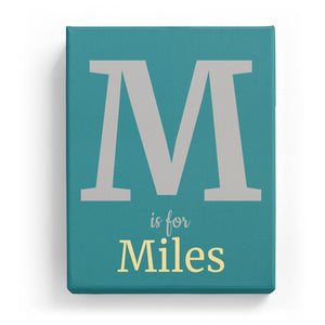 M is for Miles - Classic