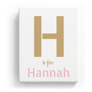 H is for Hannah - Stylistic