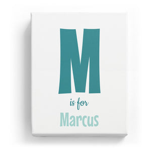 M is for Marcus - Cartoony