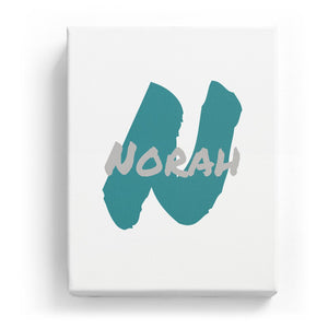 Norah Overlaid on N - Artistic