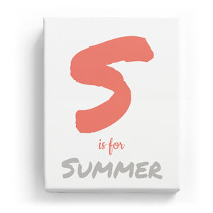 S is for Summer - Artistic