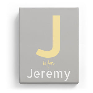 J is for Jeremy - Stylistic