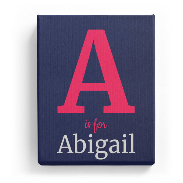 A is for Abigail - Classic