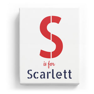 S is for Scarlett - Stylistic