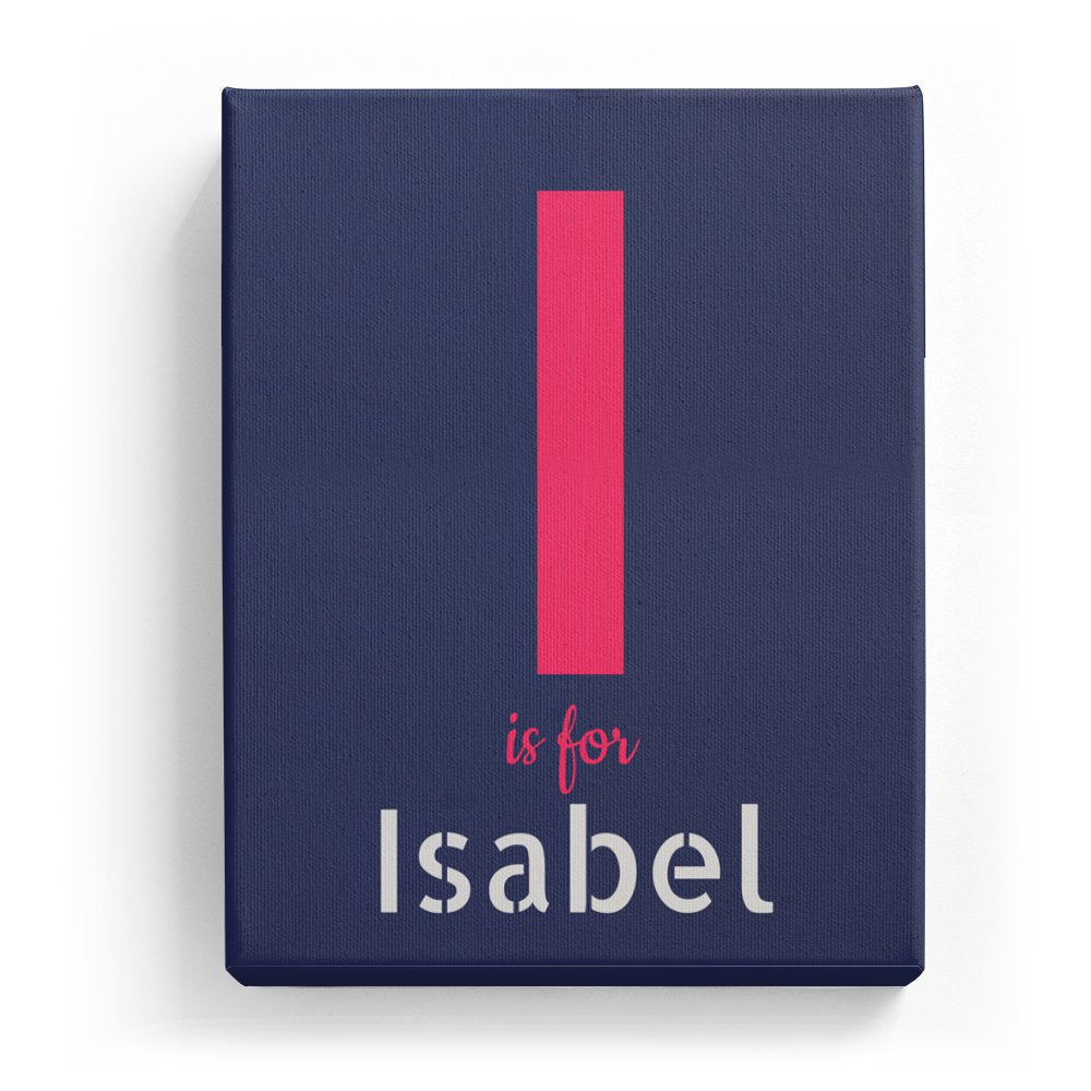 Isabel's Personalized Canvas Art