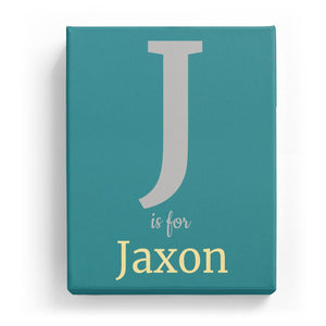 J is for Jaxon - Classic