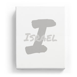 Israel Overlaid on I - Artistic