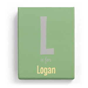 L is for Logan - Cartoony