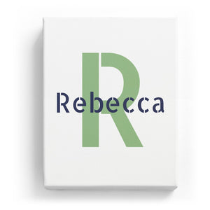 Rebecca Overlaid on R - Stylistic