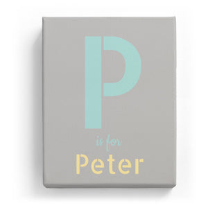P is for Peter - Stylistic