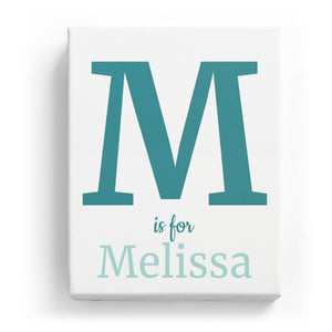 M is for Melissa - Classic