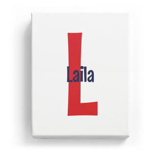 Laila Overlaid on L - Cartoony